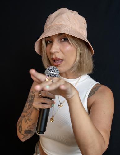 Retrato para cantante