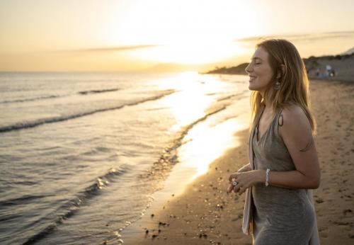 Sesión en exteriores para creadora de contenidos